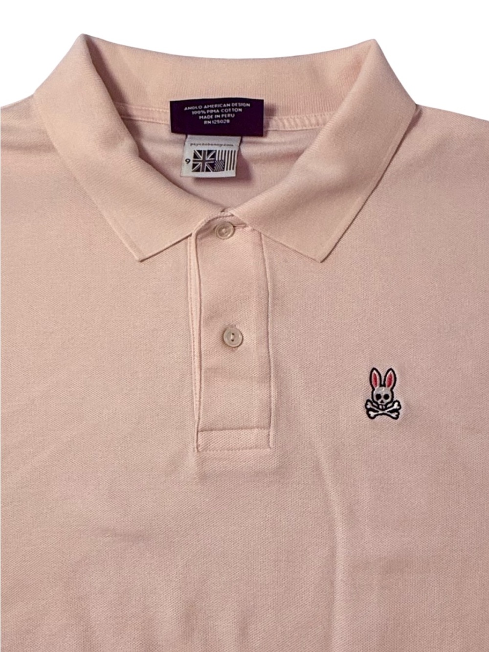 Psycho Bunny Pink Pima Cotton Polo 3XL